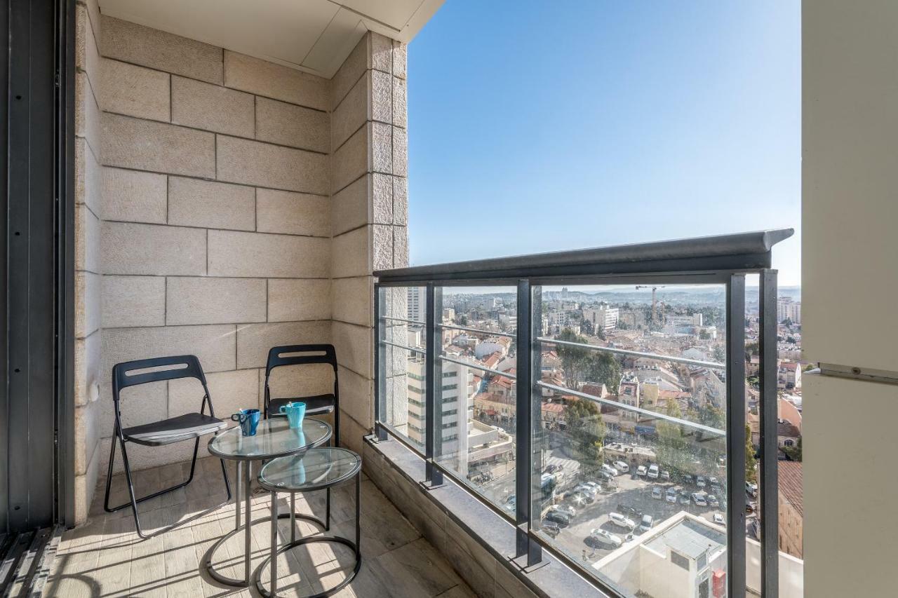 J Tower - Fantastic View - Top Location - Private Parking Ierusalim Exterior foto